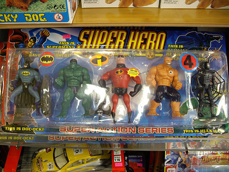 Mis-labeled Super Heroes by greychr