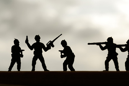 Toy Soldiers (silhouette) by Kyle May