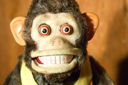 Evil monkey from the movie about the evil monkey that eats people by scragz