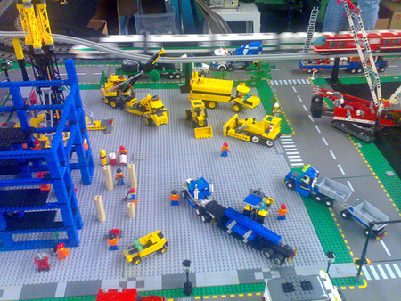 Lego Train Speeds By by sillygwailo